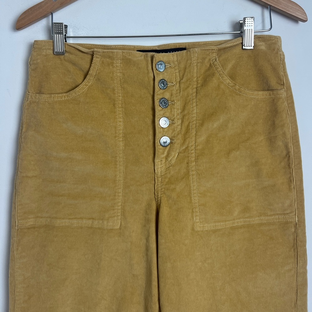 Veronica‎ Beard Size 29 Crosbie Corduroy Crop Wide Leg Pants In Wood Thrush - Picture 4 of 13